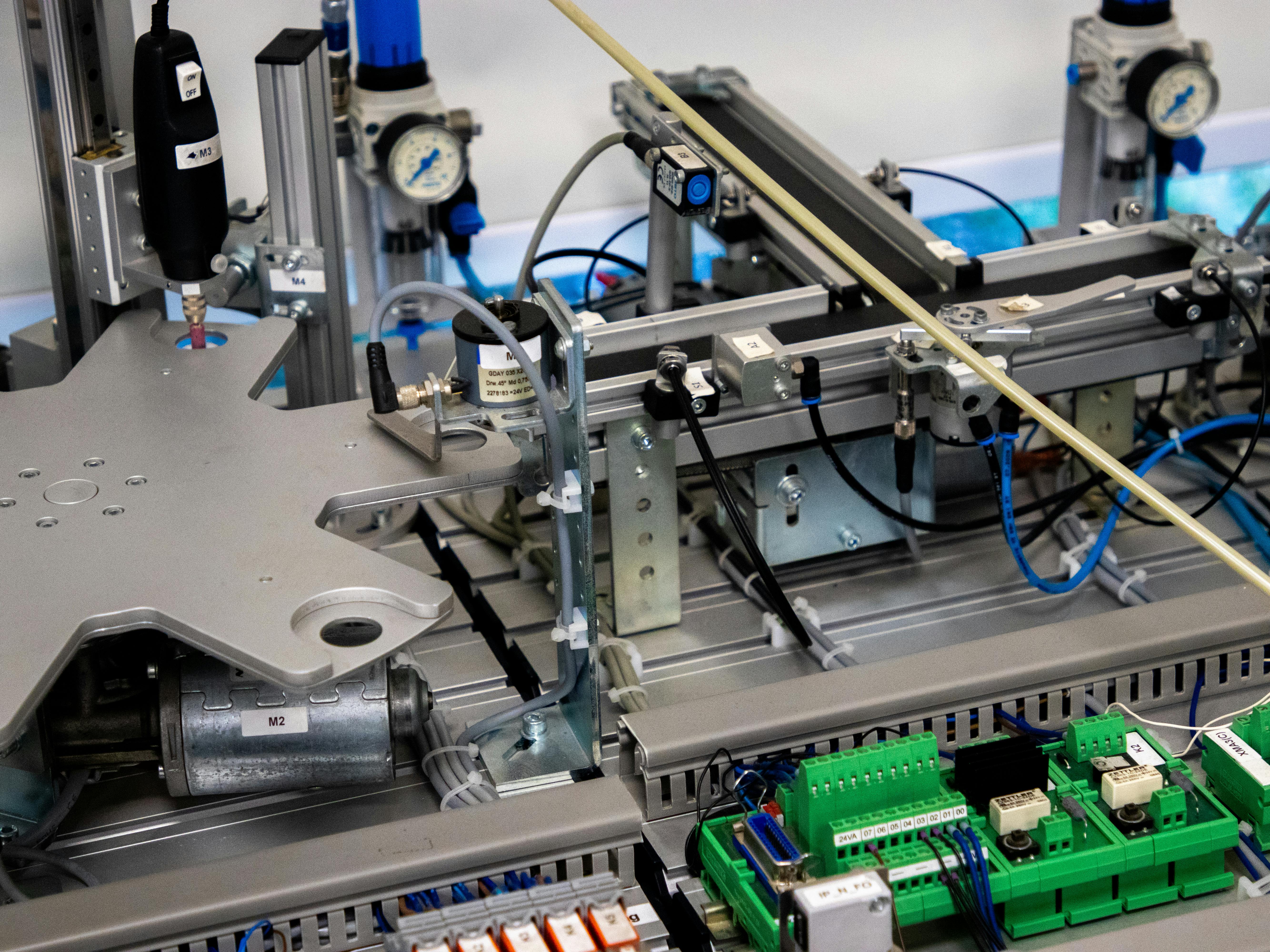 Industria digital con flujo de datos